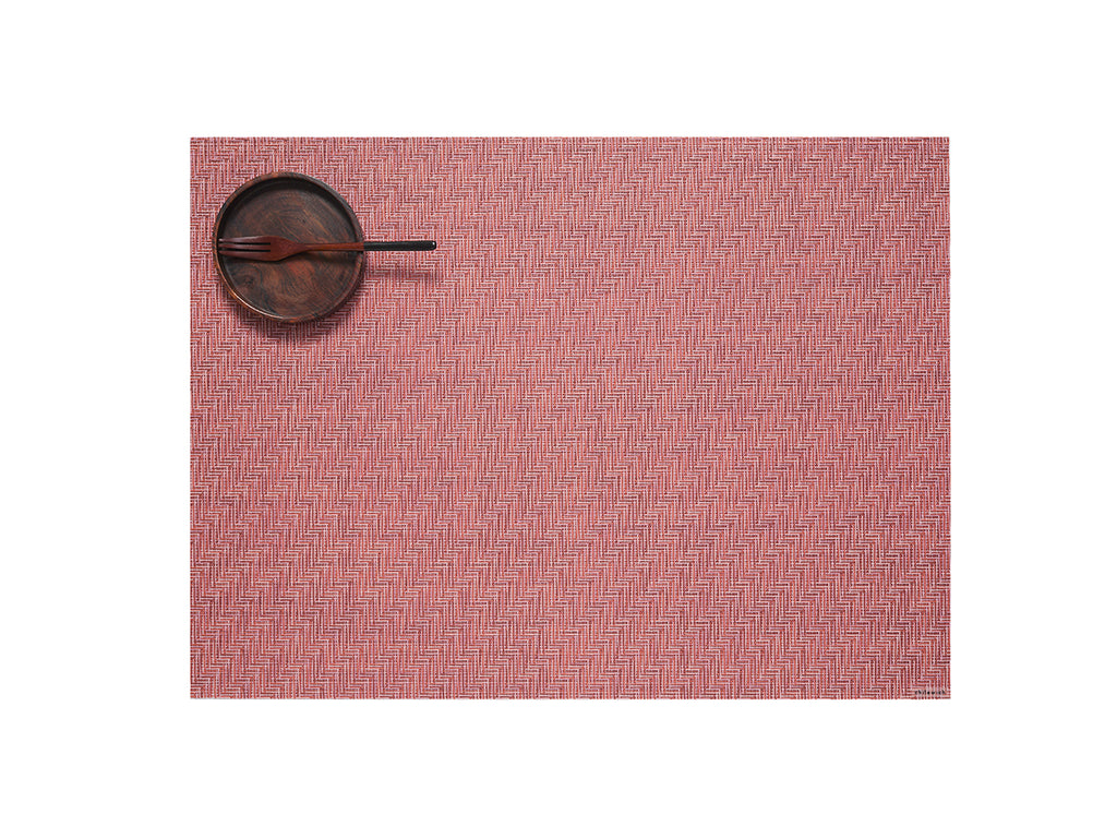 Foxtail Rectangular Placemat in Raspberry