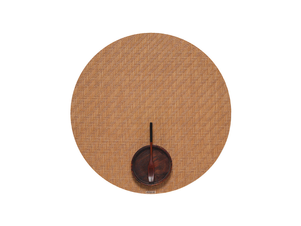 Foxtail Round Placemat in Honey