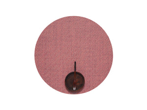 Foxtail Round Placemat in Raspberry
