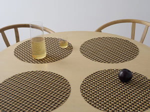 Crane Round Placemat in Honey