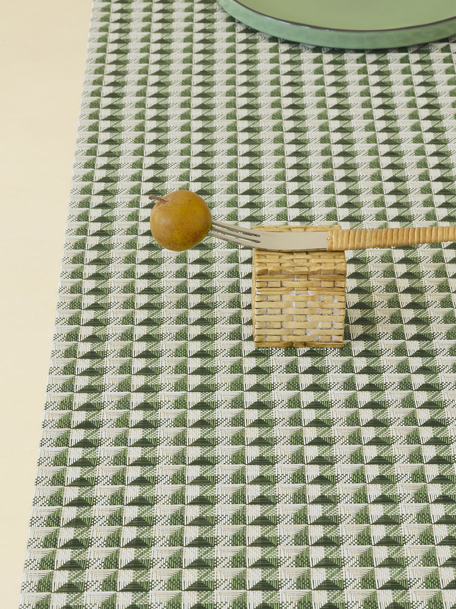 Crane Rectangular Placemat in Thyme