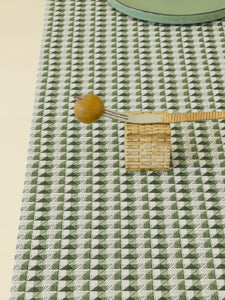 Crane Rectangular Placemat in Thyme