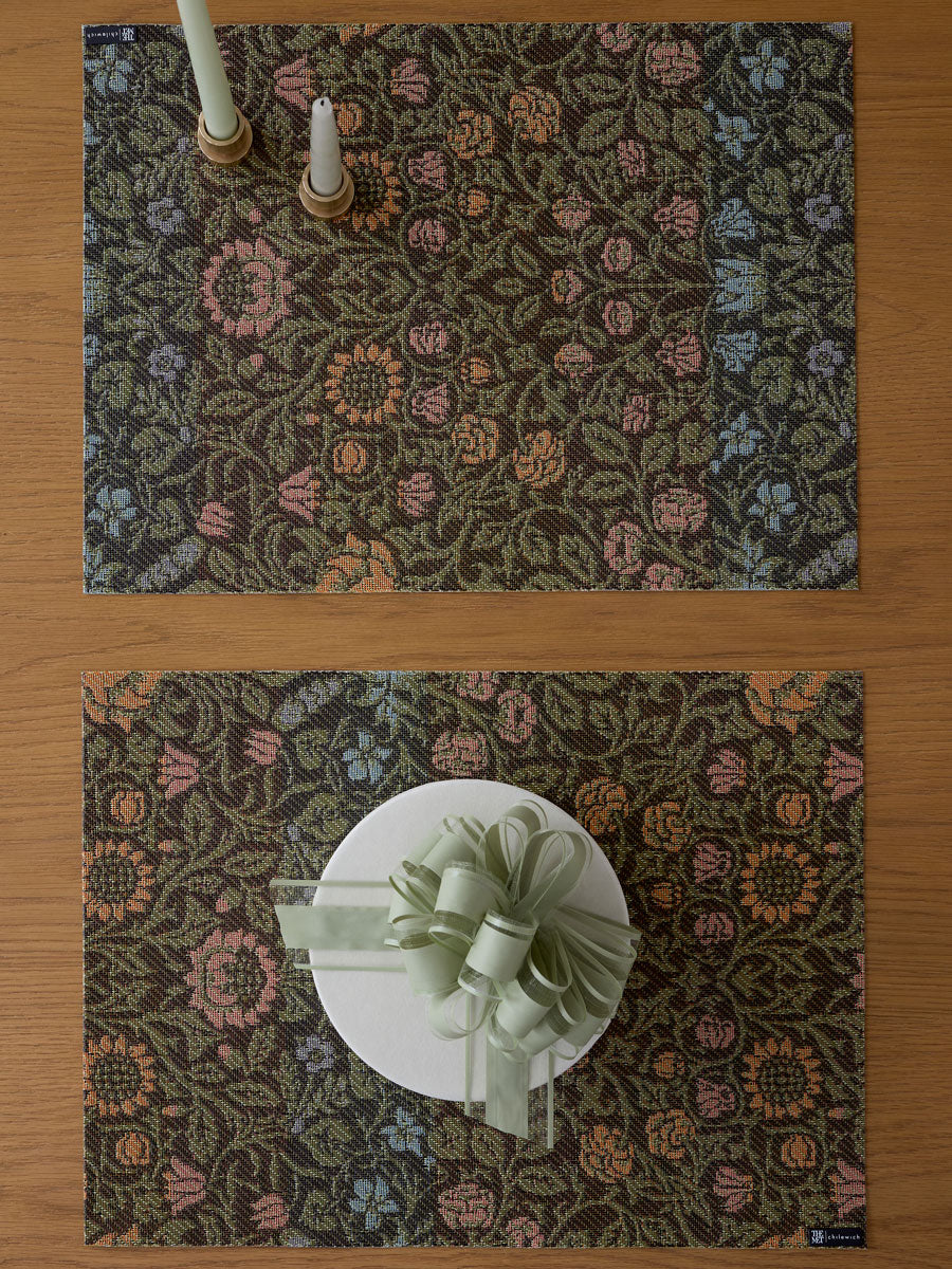 William Morris Placemat in Dark Multi