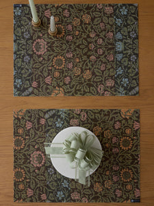 William Morris Placemat in Dark Multi