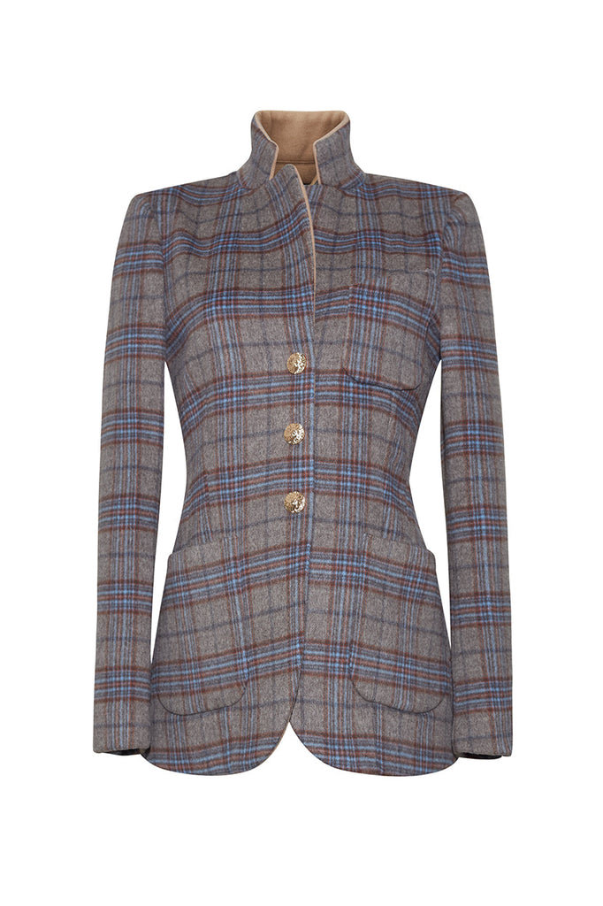 Ross Blazer in Allen Plaid