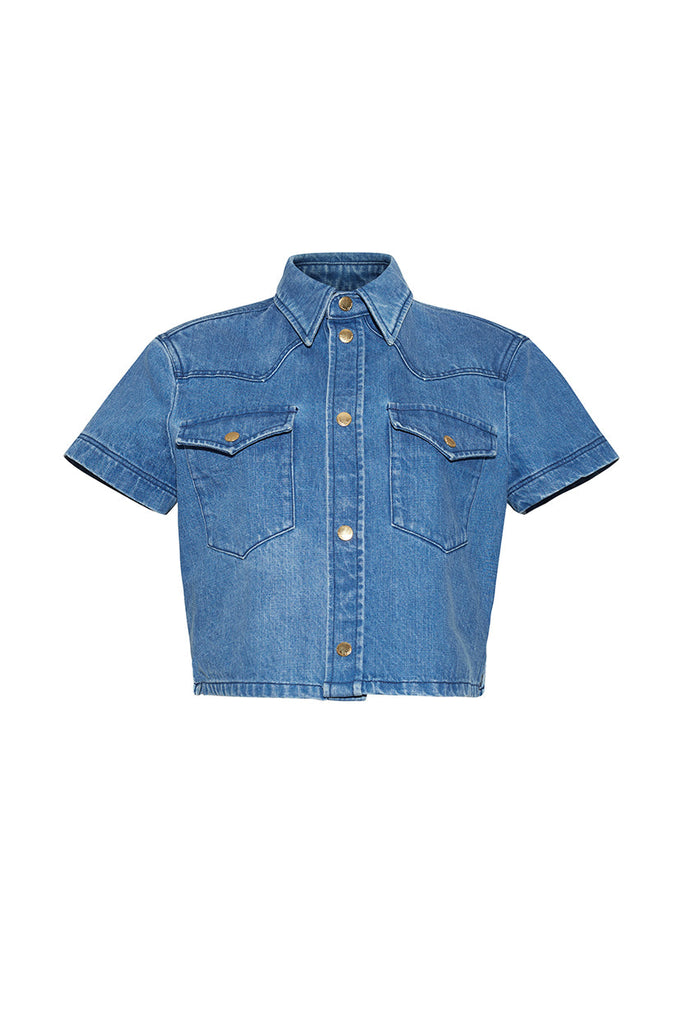 Paro Top in Denim