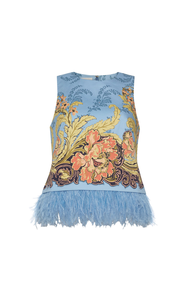 Belmond Top in Nouveau Light Blue