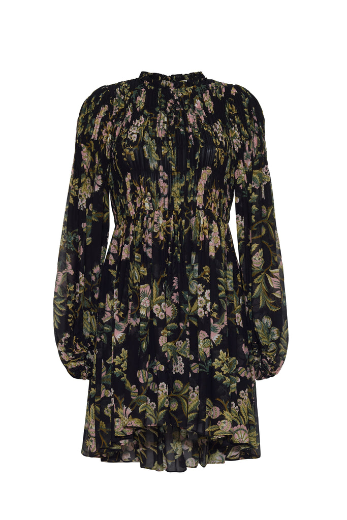 Weston Dress in Clover Black