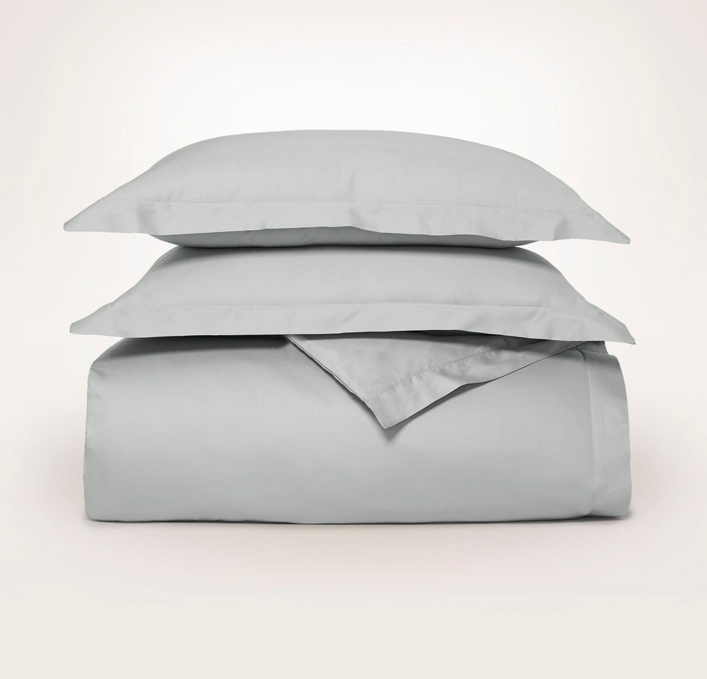 Signature Hemmed Duvet Set in Shore
