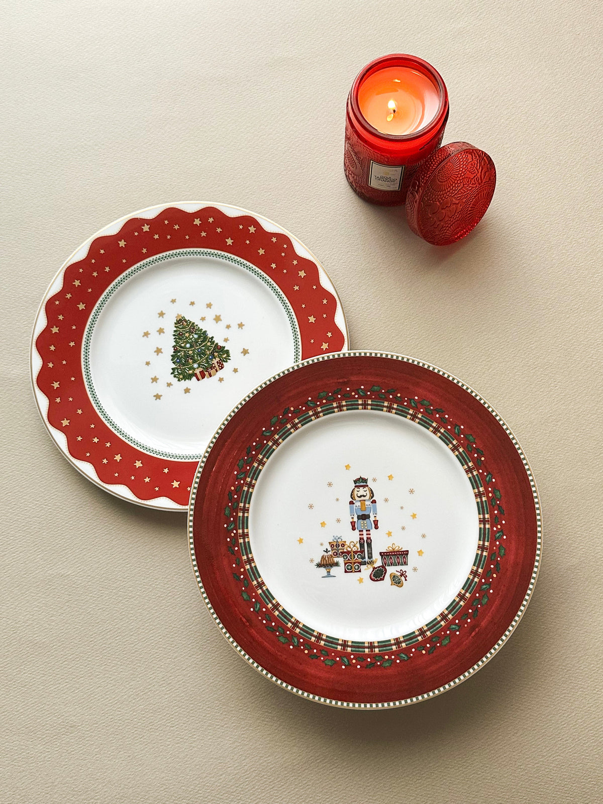 Prouna Nutcracker & My Noel Salad Plates Lifestyle Photo