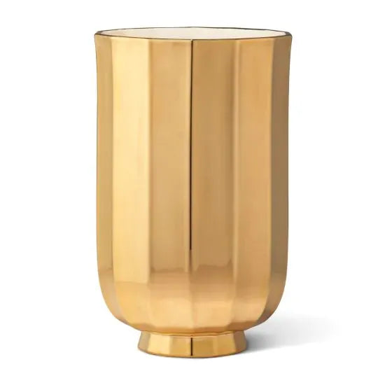 Delmara Large Vase in Gold