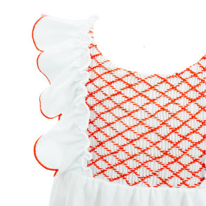 Annie Girl Set in Red Stripes