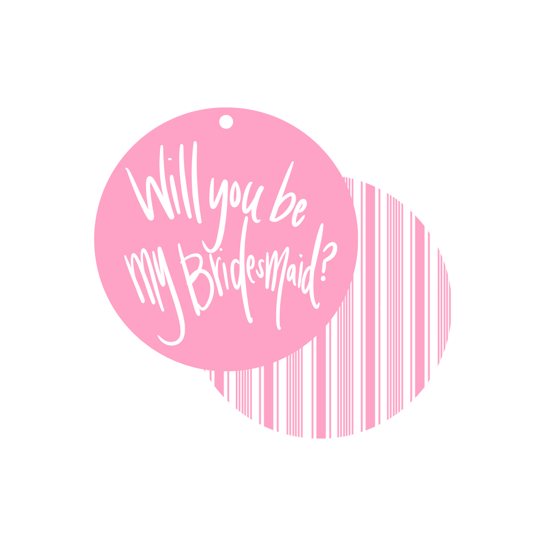 "For The Bridesmaid" Gift Tags