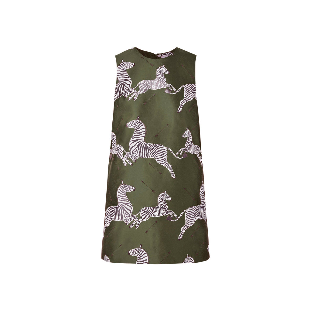 Mae x Scalamandre Laurel Dress in Olive