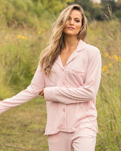 Women’s Pima Pajama Set in Pink