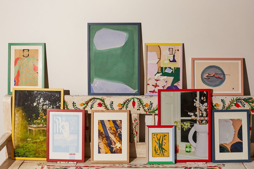 Arsenic Green Wood Picture Frame