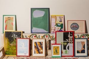 Arsenic Green Wood Picture Frame