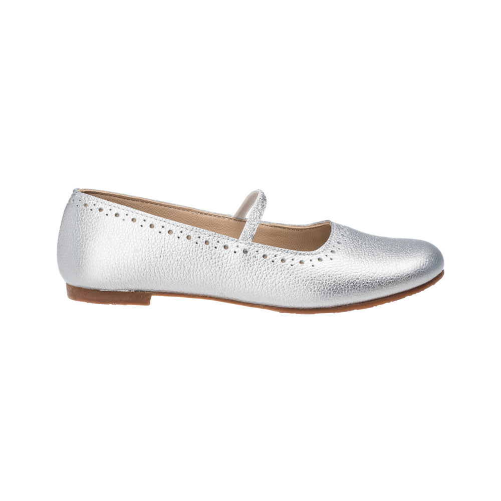 Luxury Leather Ballerina Shoes for Little Girls for special events