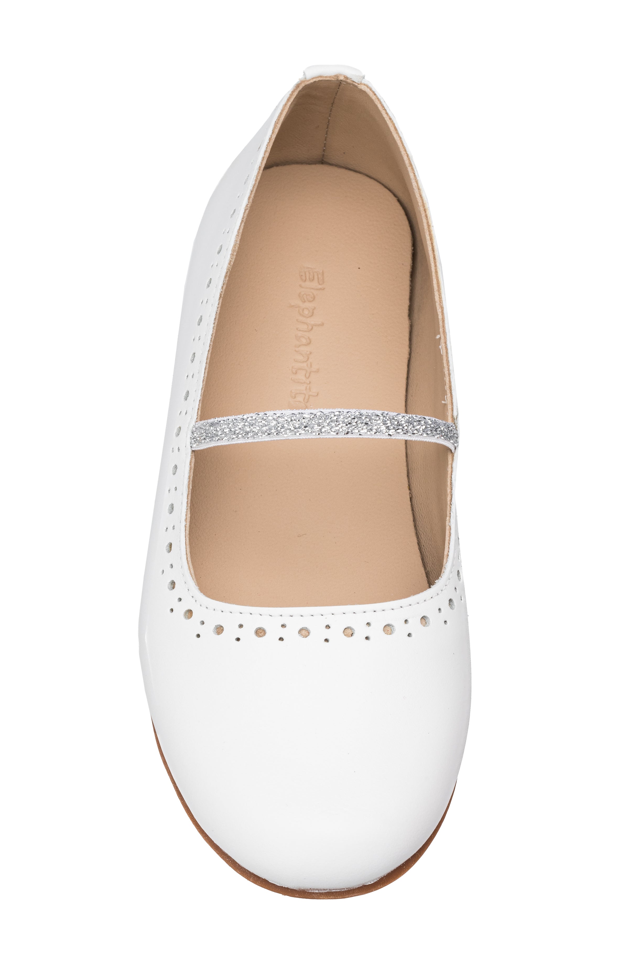 Luxury Leather Ballerina Shoes for Little Girls for special events