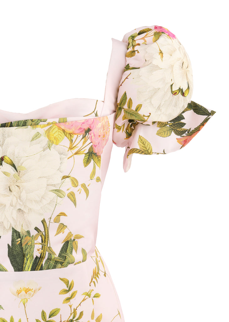 OTM Exclusive: Midi Dress in Pink Floral