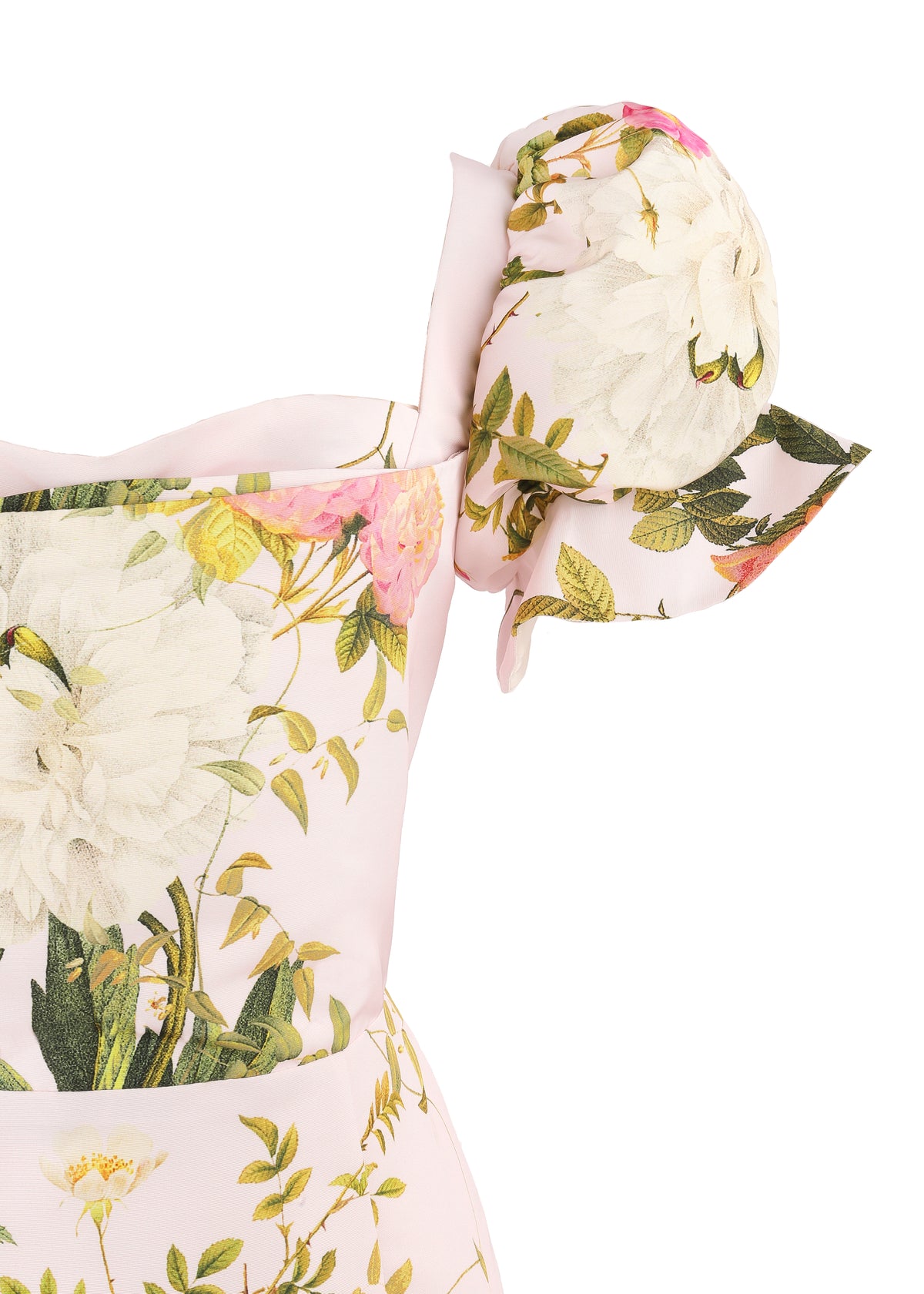 OTM Exclusive: Midi Dress in Pink Floral