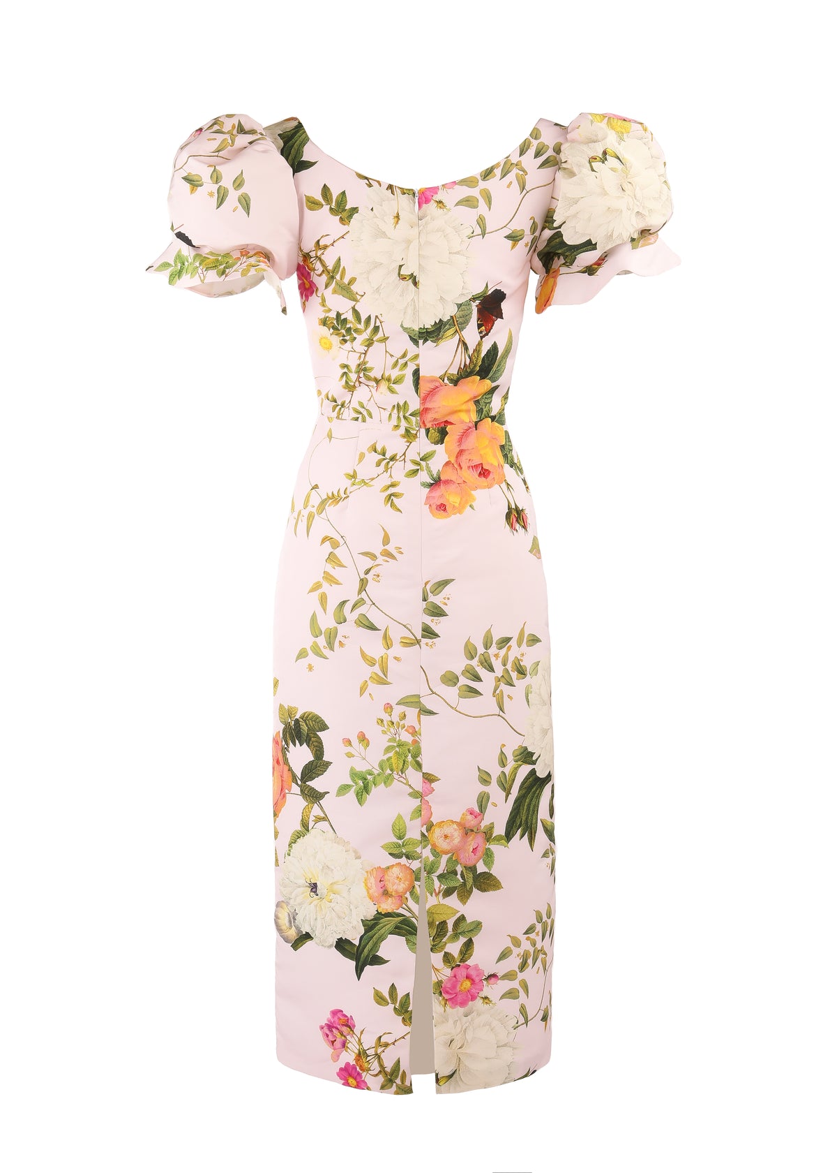OTM Exclusive: Midi Dress in Pink Floral