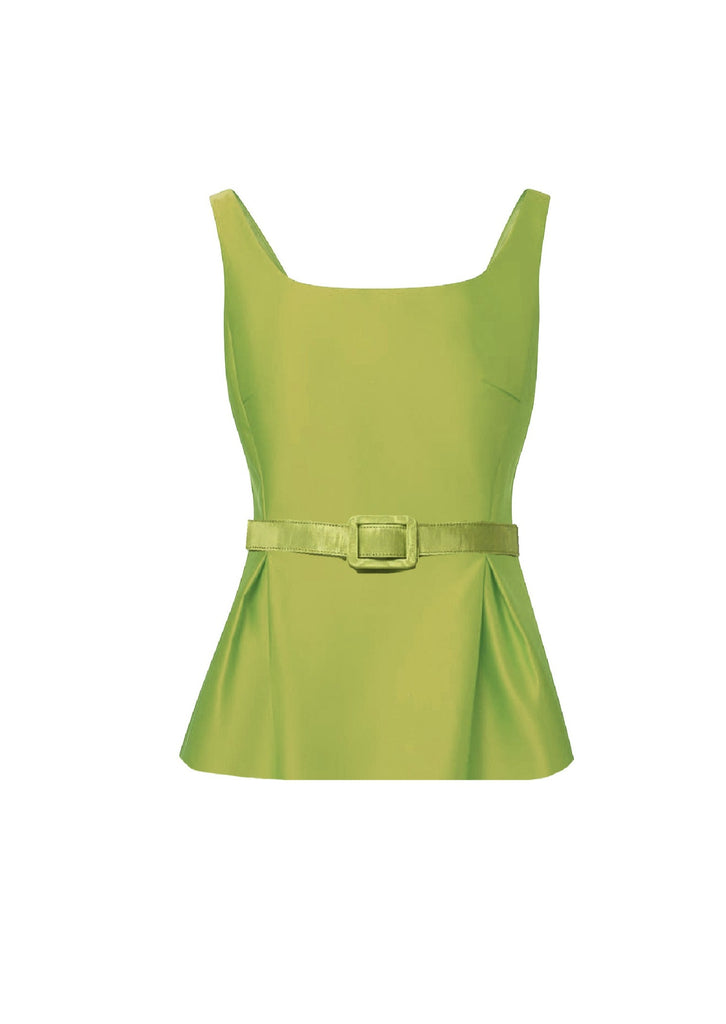 Rose Top in Palm Green