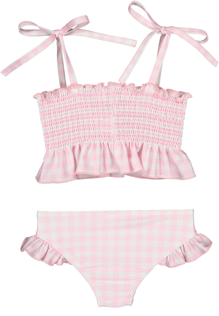 Gingham Pink Bikini