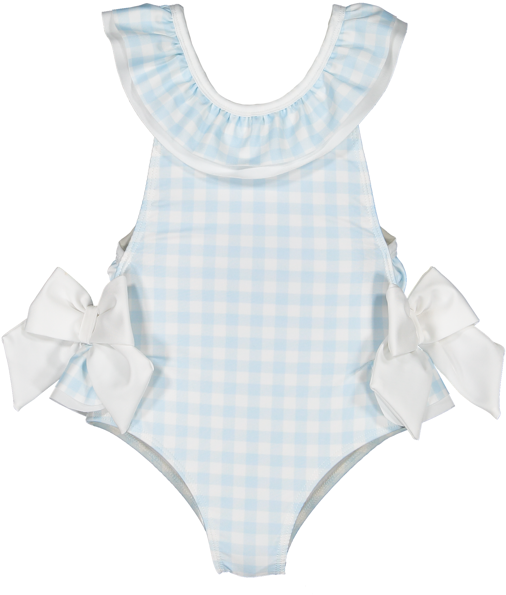 Gingham Blue Swimsuit