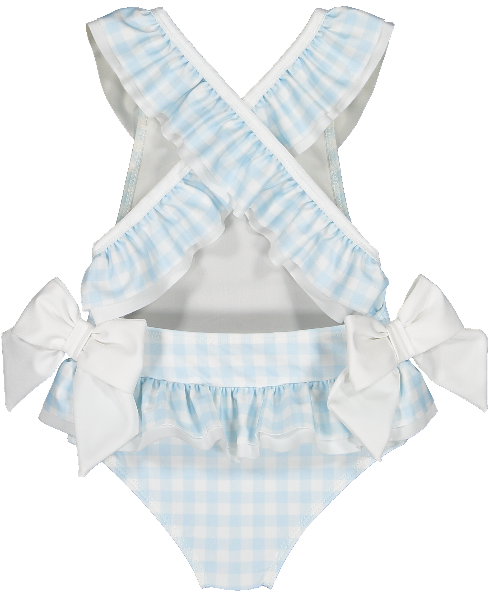 Gingham Blue Swimsuit