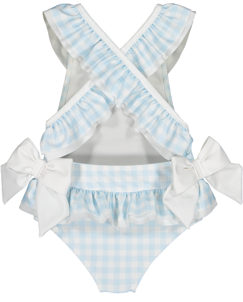 Gingham Blue Swimsuit