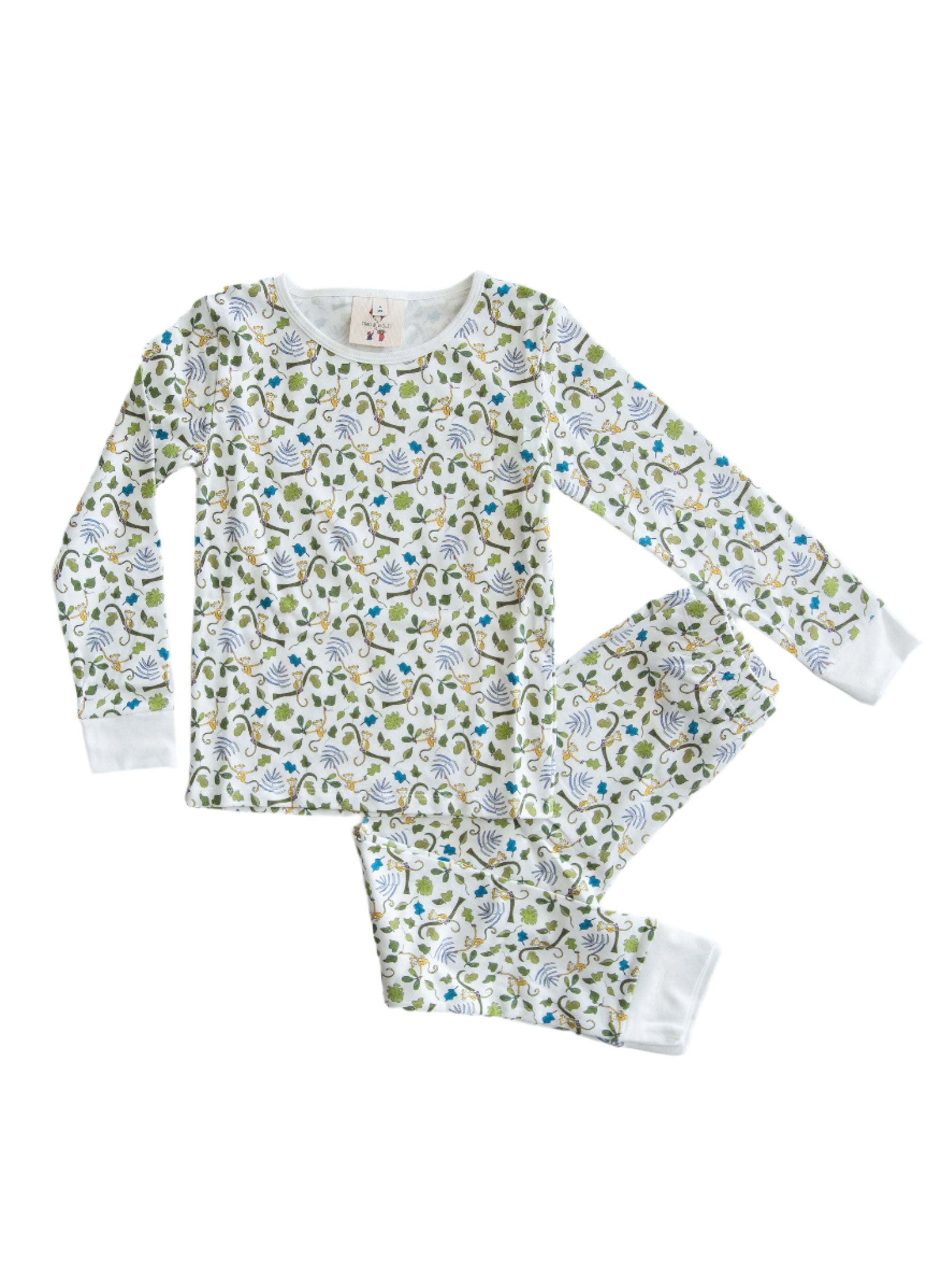 The Two Piece Pajama Set - Happy Monkey