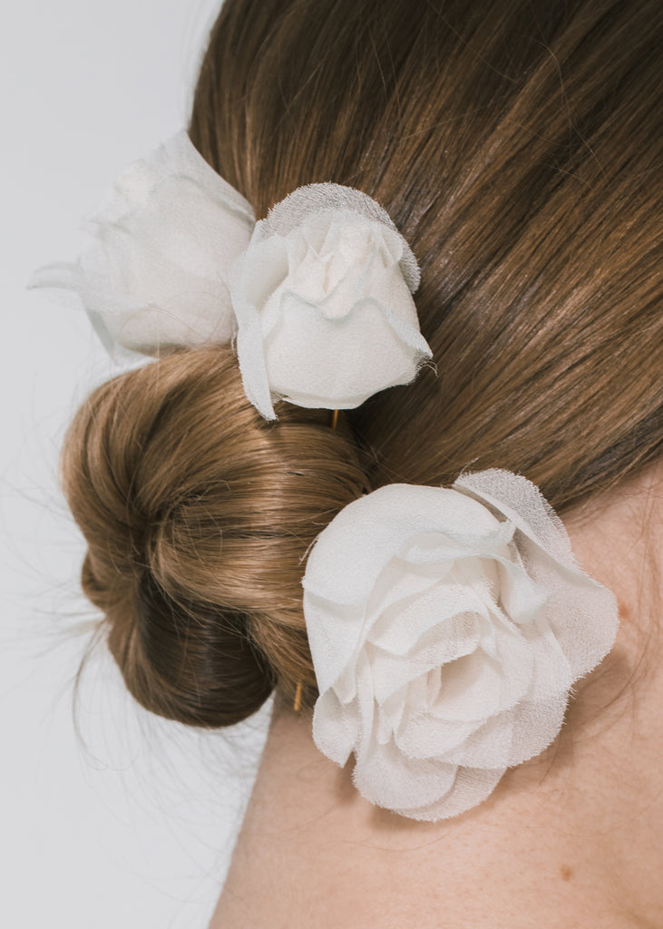 Rosalia Hairpins in Cream, Set of 3