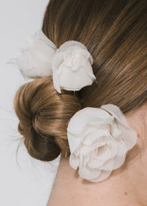 Rosalia Hairpins in Cream, Set of 3