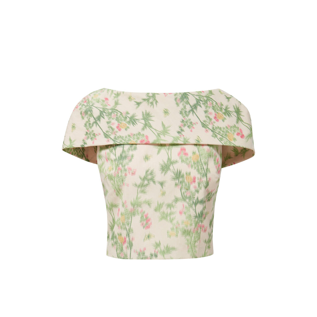 MAE x Scalamandré Bethany Top in Jardin De Chine