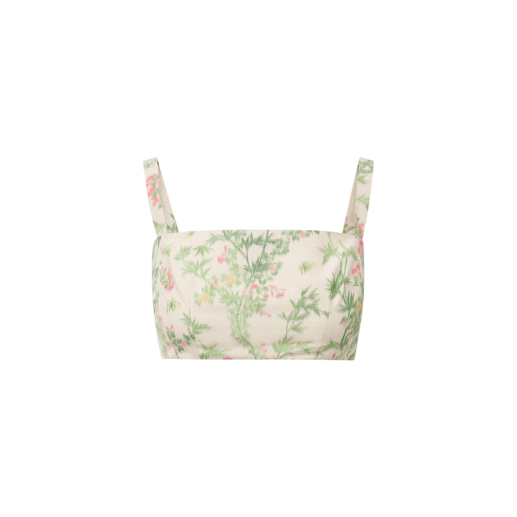 MAE x Scalamandré Mia Top in Jardin De Chine