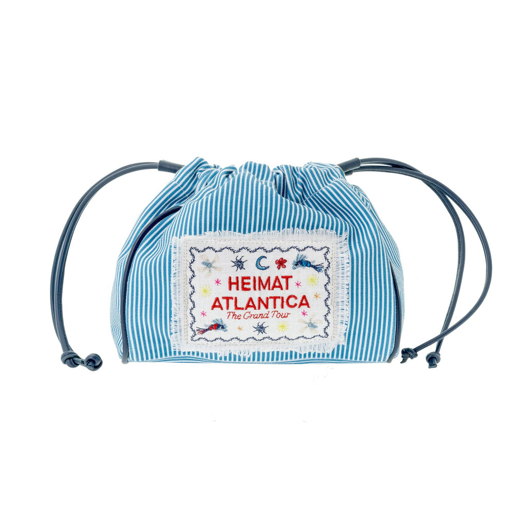 "The Grand Tour Collection" Pouch in Blue