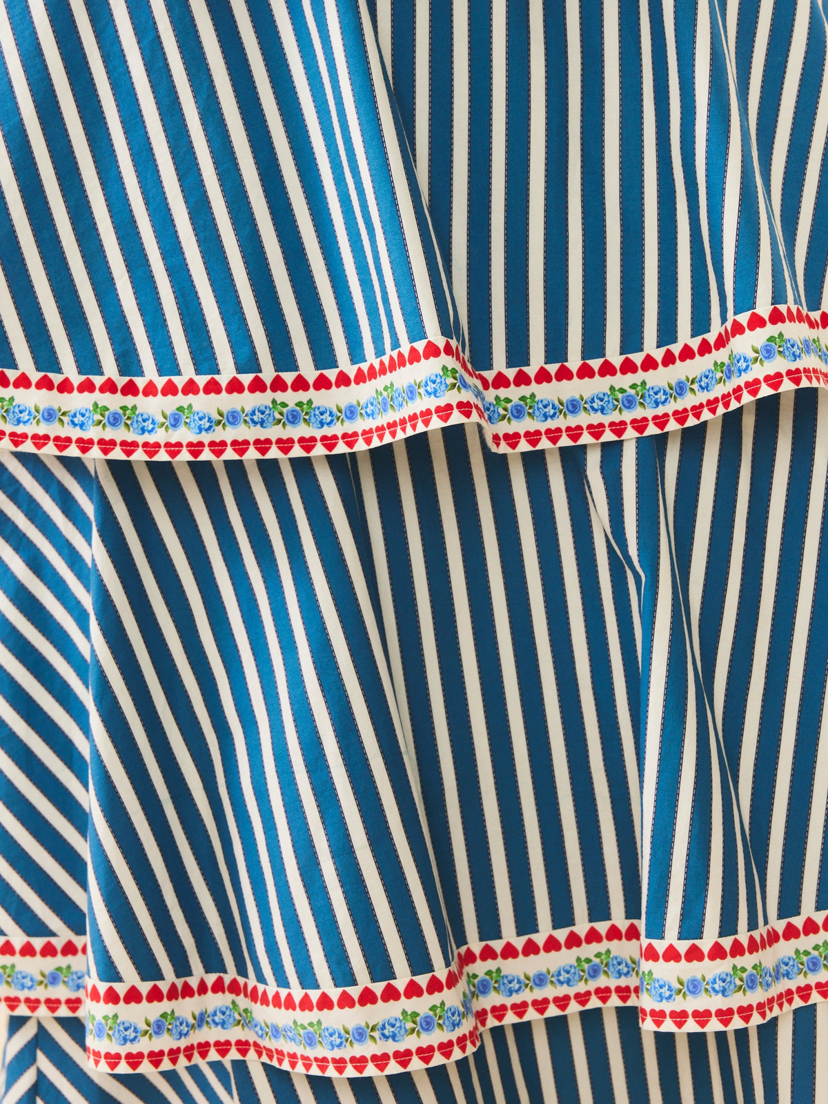 Emma Dress in Navy Stripe