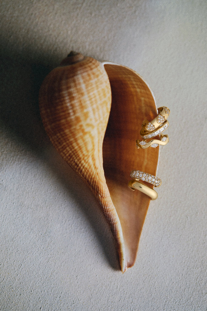 Equator Ear Cuff in Diamond