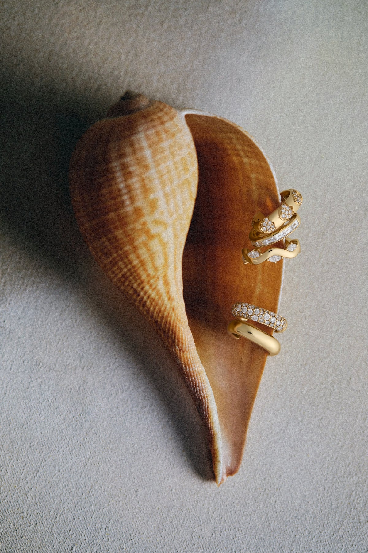 Equator Ear Cuff in Diamond