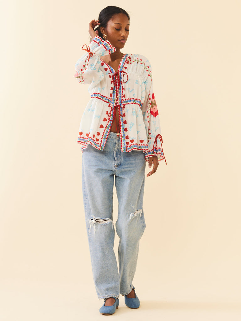 Isle Top in Alfie White