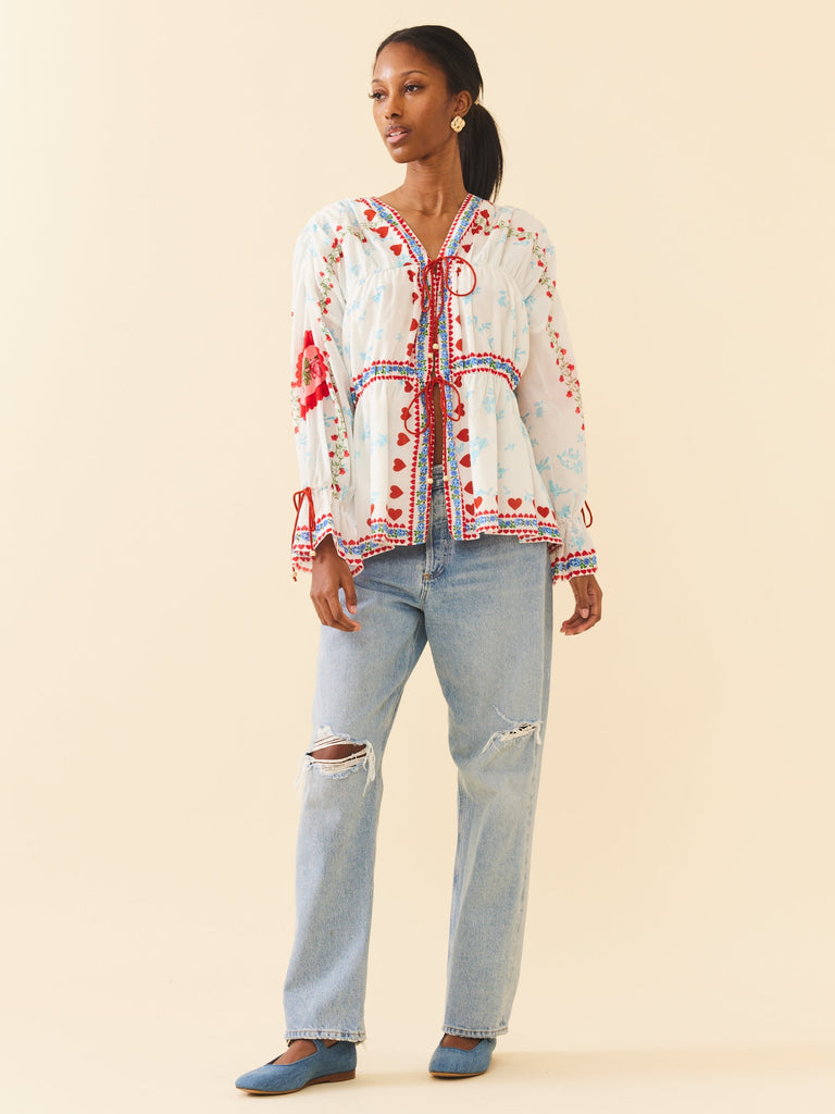Isle Top in Alfie White