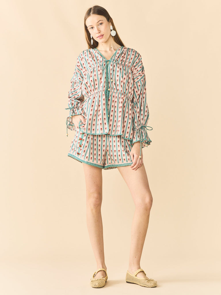 Isle Top in Poppy Fields Floral