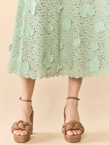 Kelly Skirt in Minty Green