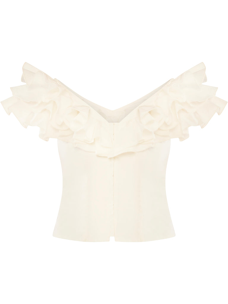 Pop Top in White