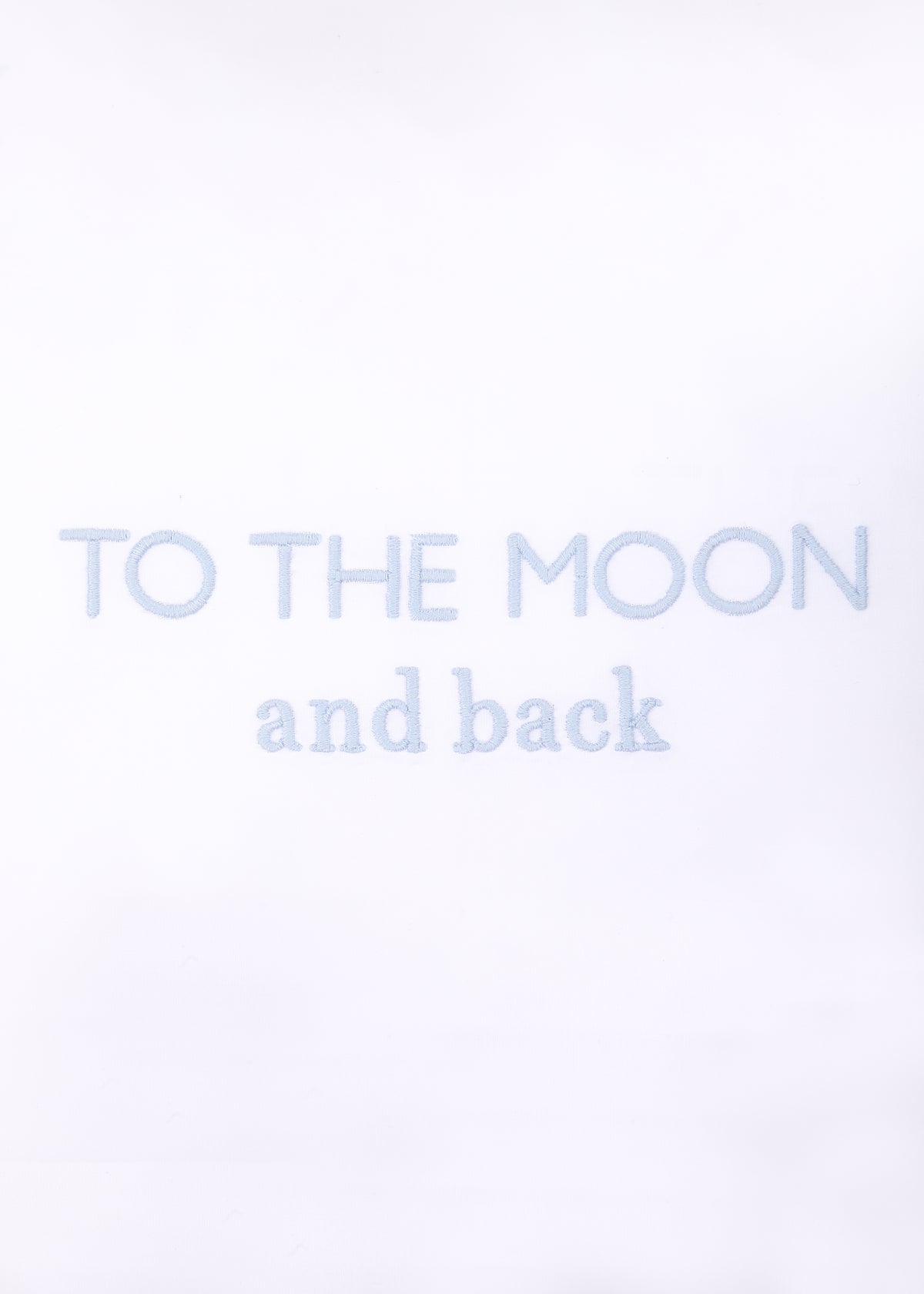 To the Moon Stars Mini Pillow in Cloud