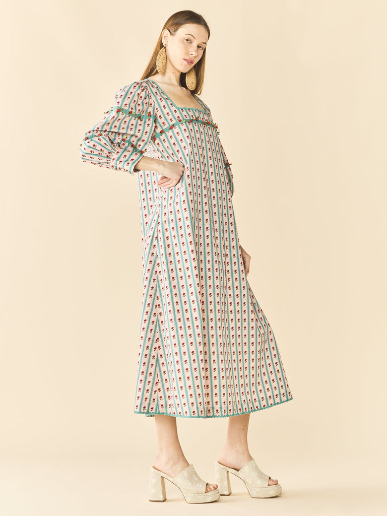 Tara Dress in Poppy Fields Floral