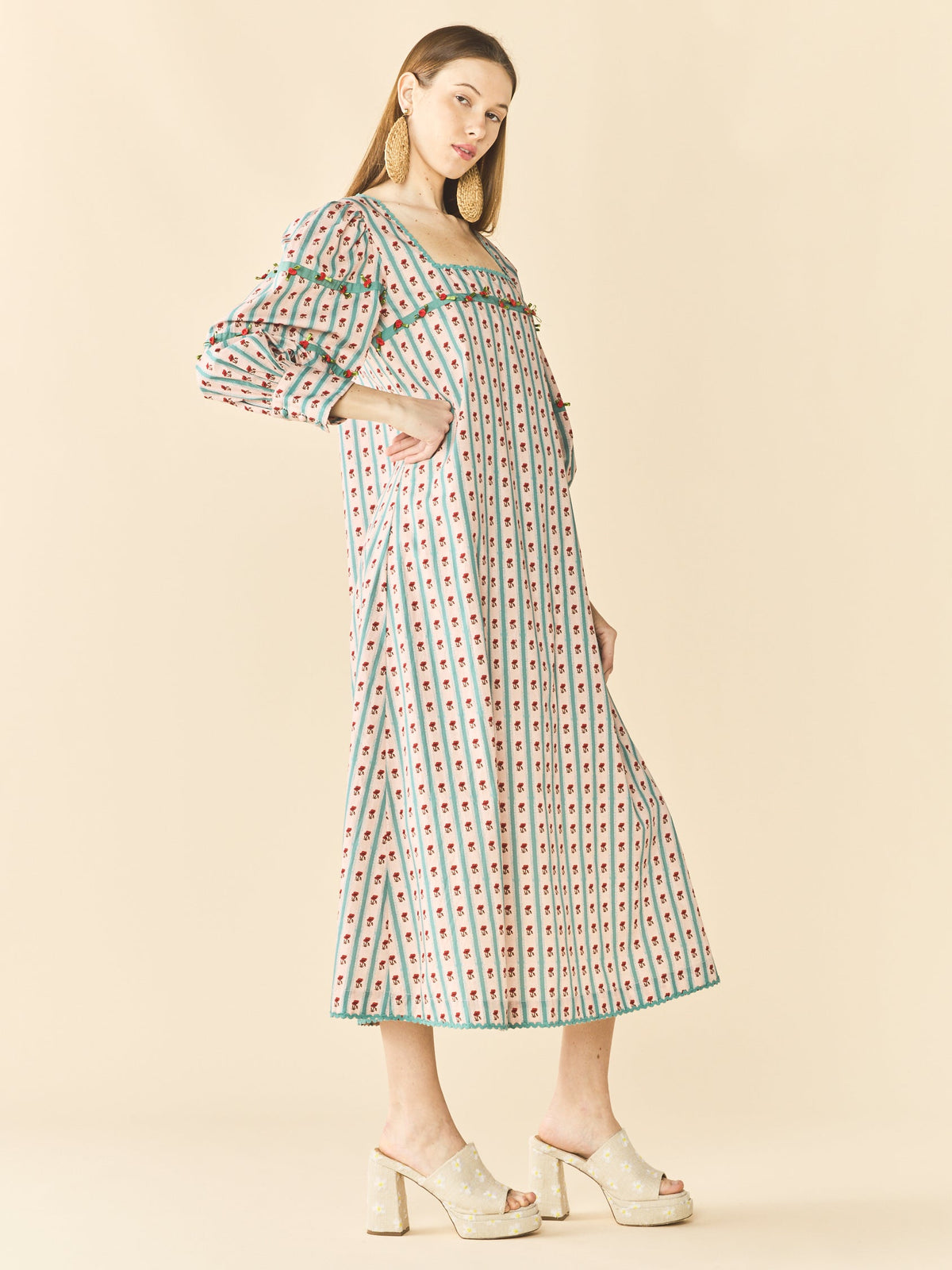Tara Dress in Poppy Fields Floral