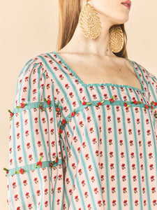 Tara Dress in Poppy Fields Floral
