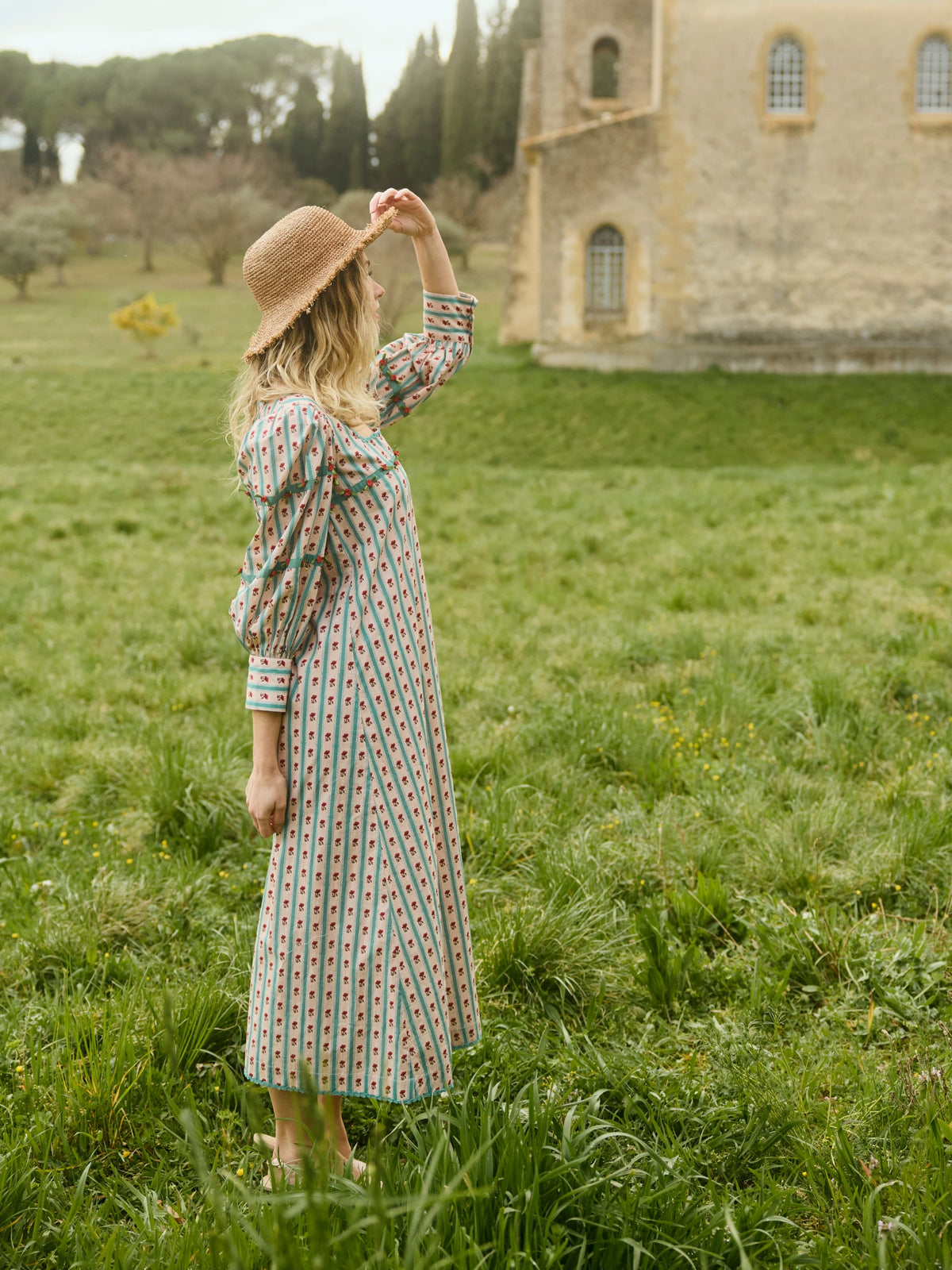 Tara Dress in Poppy Fields Floral